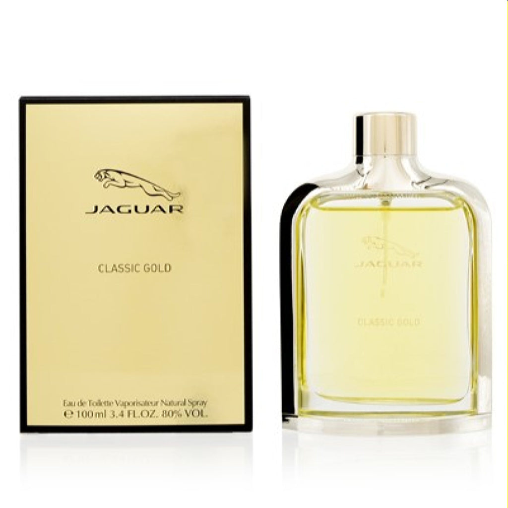 Jaguar Classic Gold Jaguar Edt Spray 3.4 Oz 100 Ml For Men