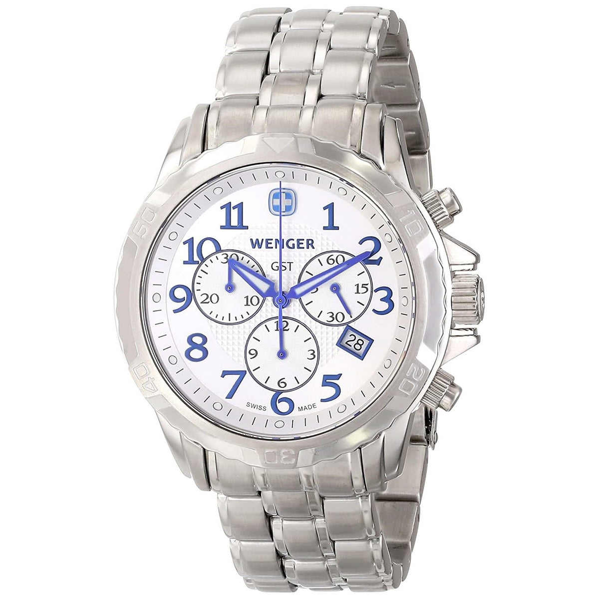 Wenger Men&#39;s 78259 GST Chronograph Stainless Steel Watch