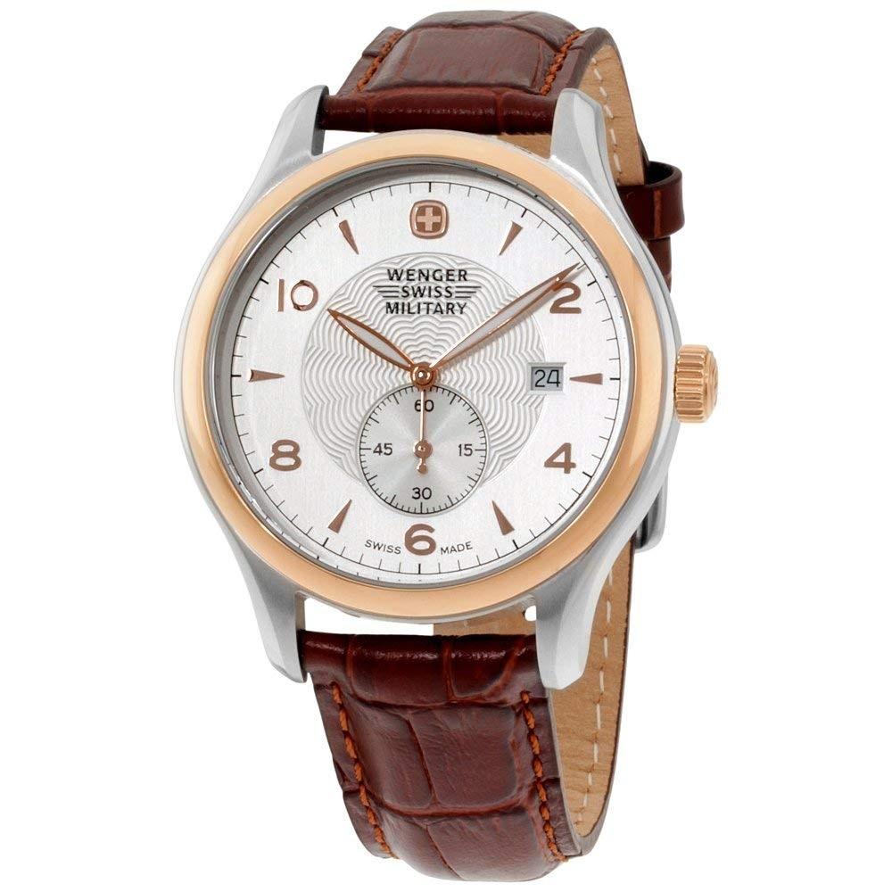 Wenger Men&#39;s 79313C Wenger Brown Leather Watch