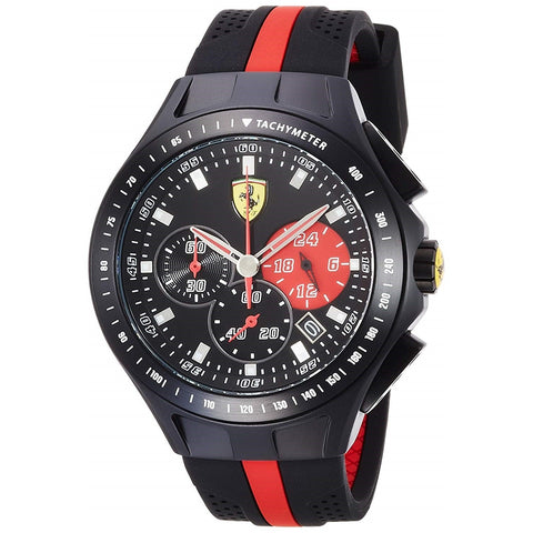 Ferrari Men's 830023 Race Day Chronograph Two-Tone Rubber Watch