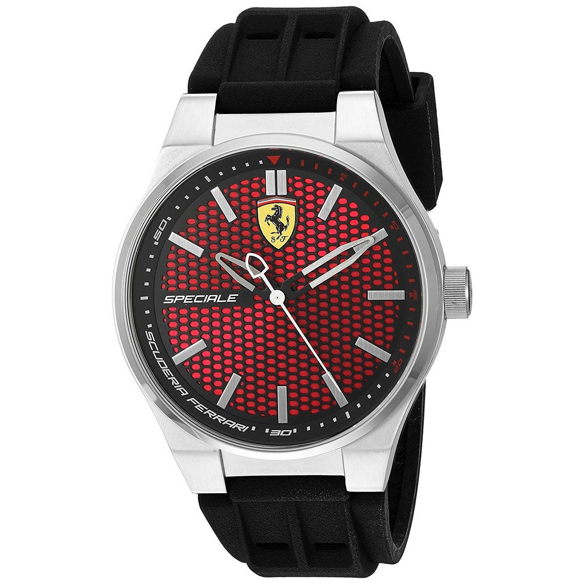 Ferrari Men&#39;s 830353 Speciale Black Silicone Watch