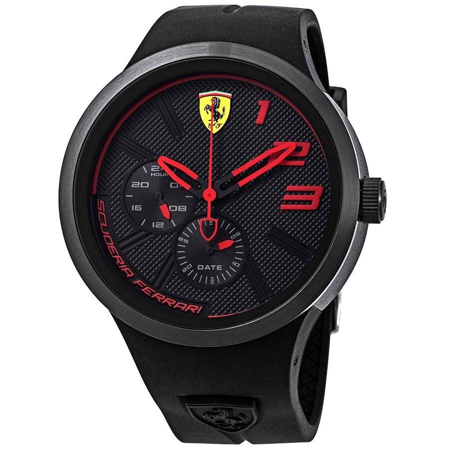 Ferrari Men&#39;s 830394 FXX Black Silicone Watch