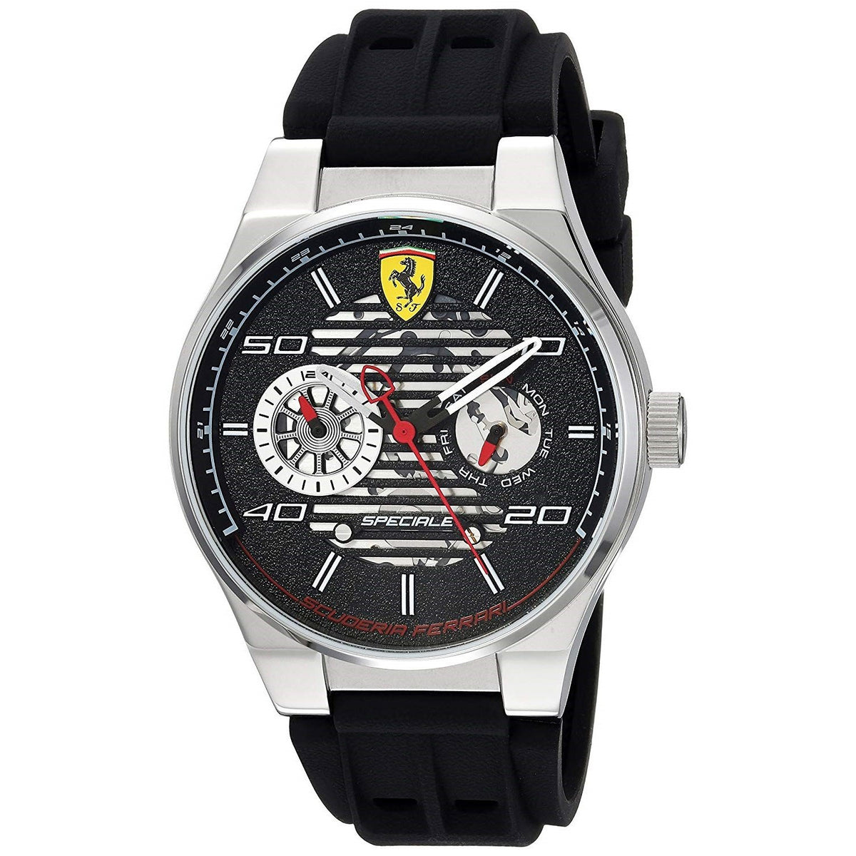 Ferrari Men&#39;s 830429 Speciale Black Silicone Watch