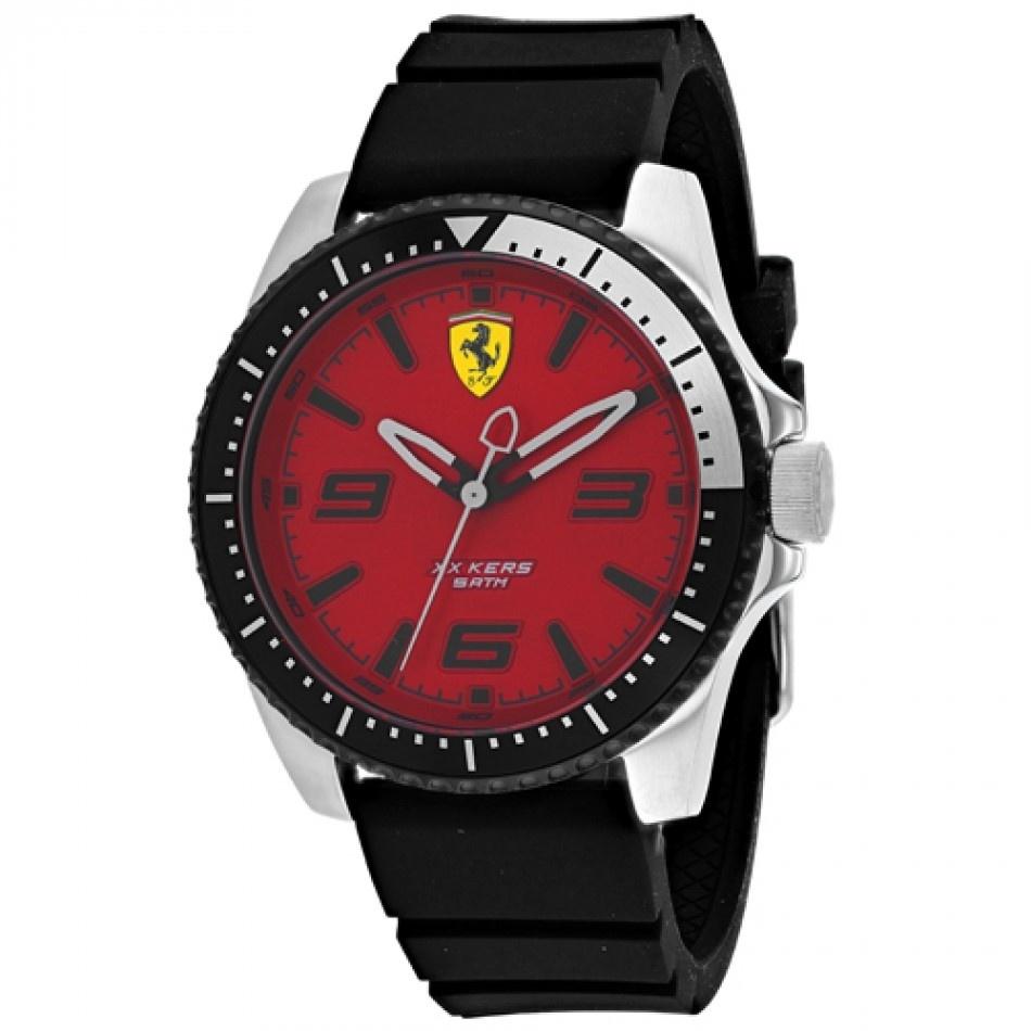 Ferrari Men&#39;s 830463 XX Kers Black Silicone Watch