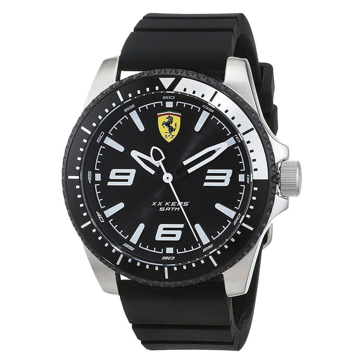 Ferrari Men&#39;s 830464 XX Kers Black Silicone Watch