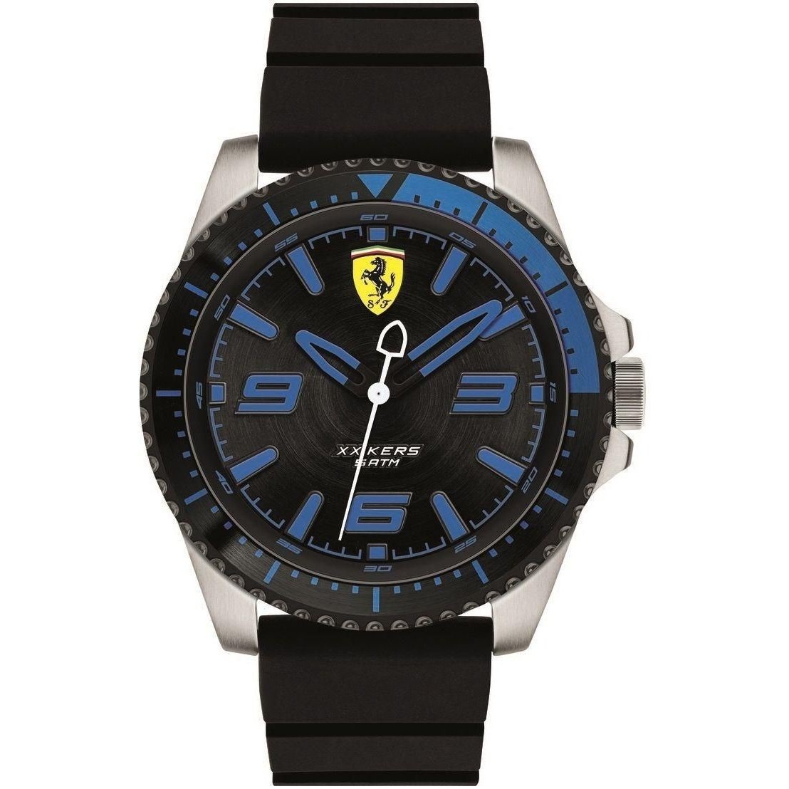 Ferrari Men&#39;s 830466 XX Kers Black Silicone Watch