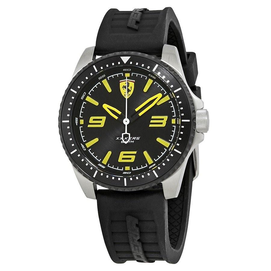 Ferrari Men&#39;s 830487 XX Kers Black Silicone Watch