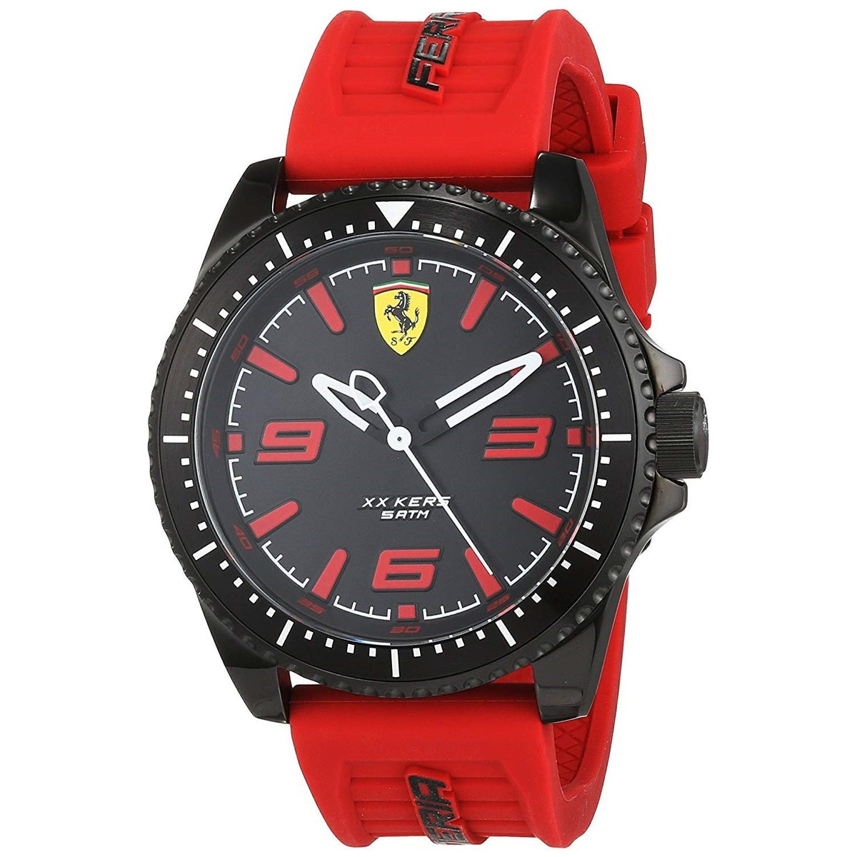 Ferrari Men&#39;s 830498 XX Kers Red Silicone Watch