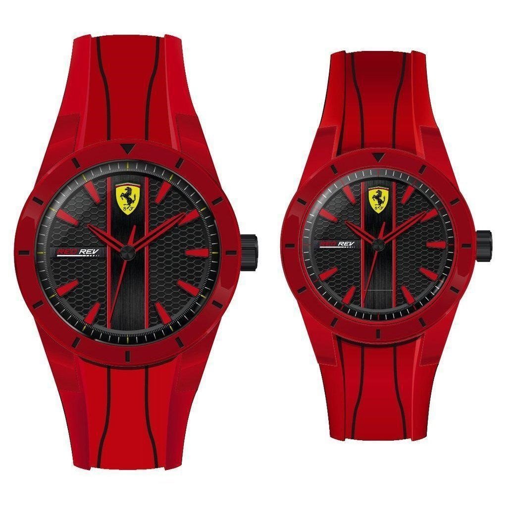 Ferrari Men&#39;s 870022 Classic Set Two-Tone Silicone Watch