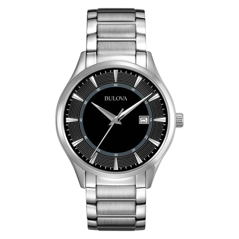 Bulova Men s 96C132 Classic Stainless Steel Watch Bezali