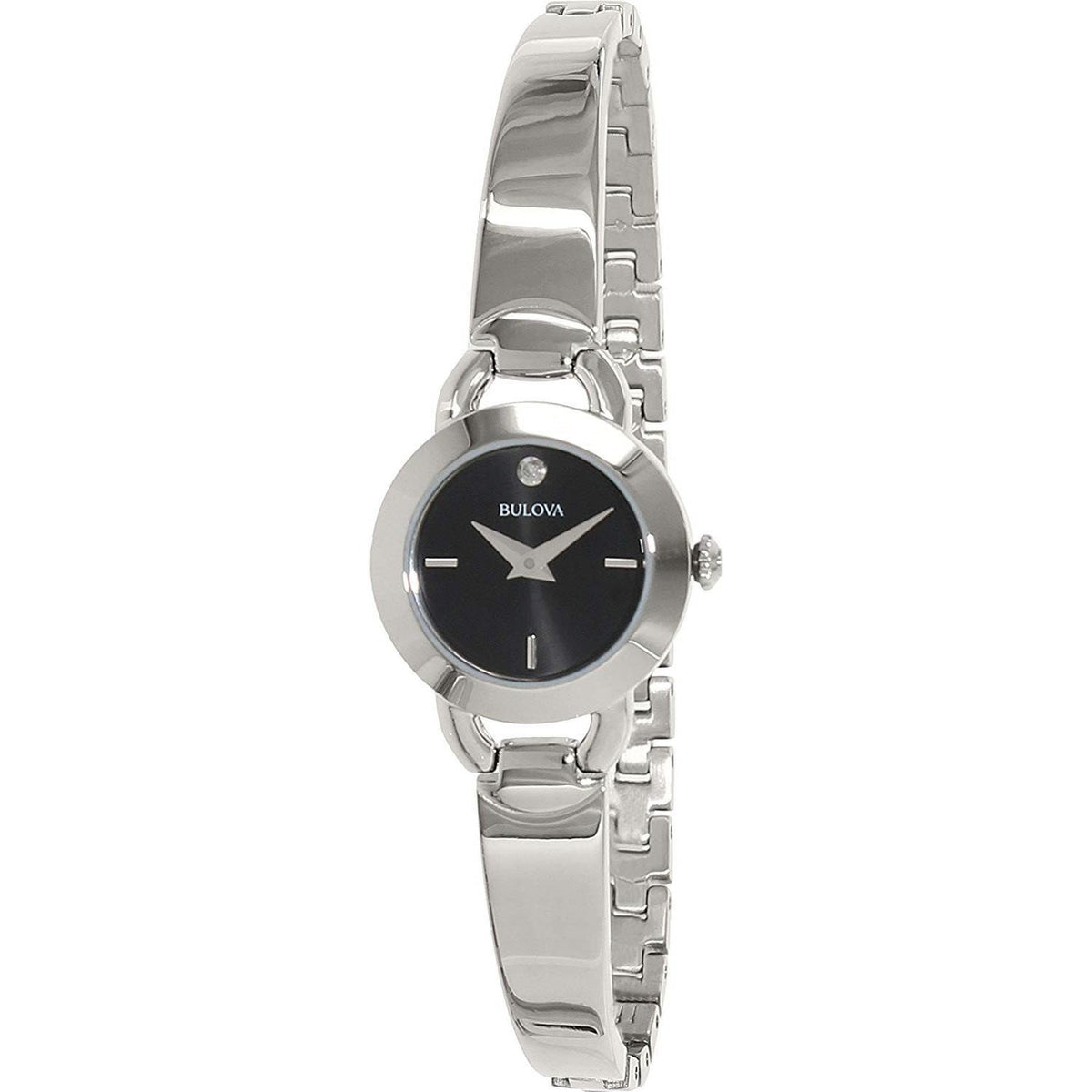 Bulova Women&#39;s 96P155 Diamonds Collection Stainless Steel Watch