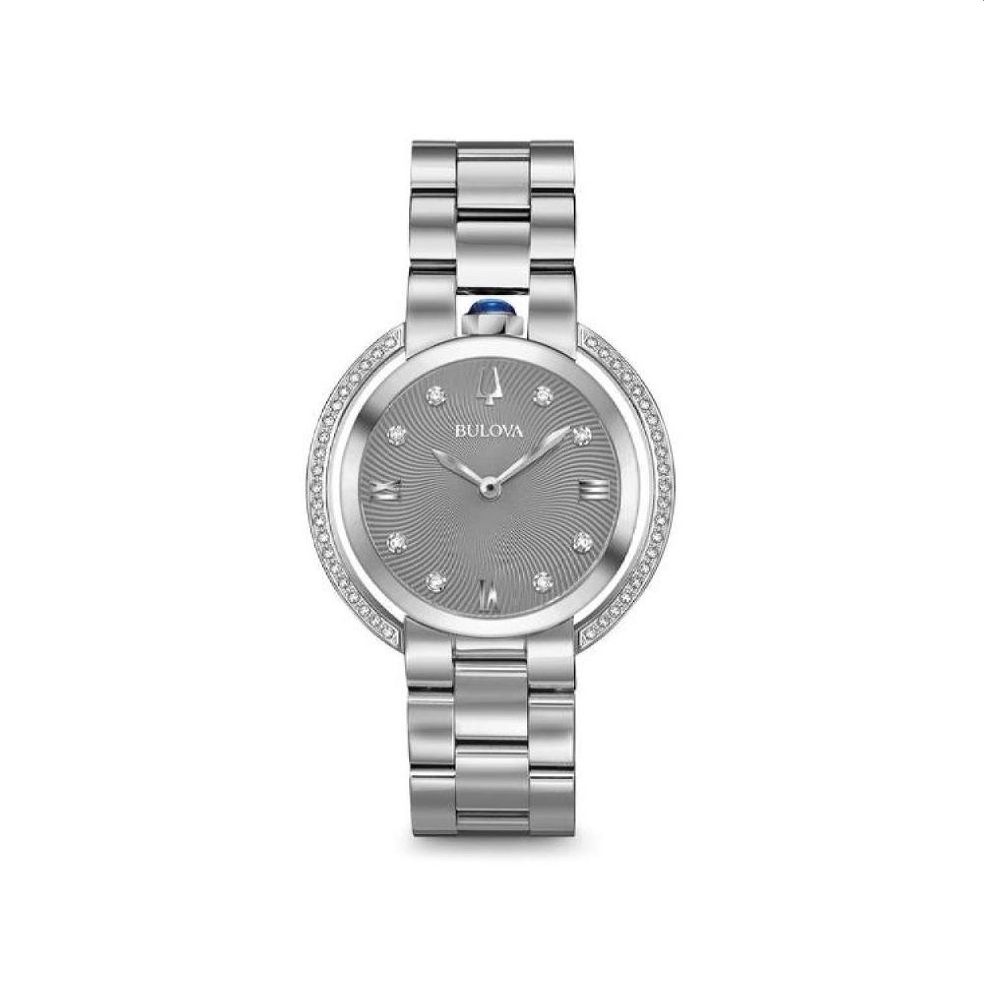 Bulova Women s 96R219 Rubaiyat Diamond Stainless Steel Watch Bezali