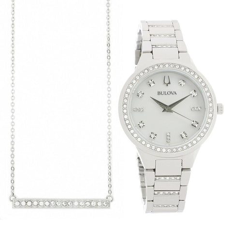 Bulova Women's 96X147 Crystal  Stainless Steel Watch