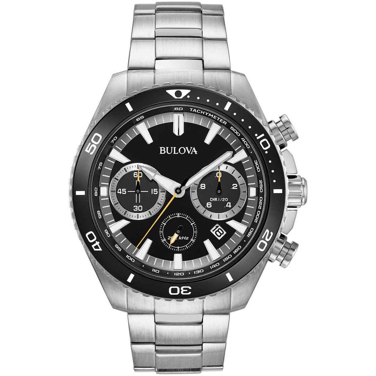 Bulova Men&#39;s 98B298 Chronograph Stainless Steel Watch