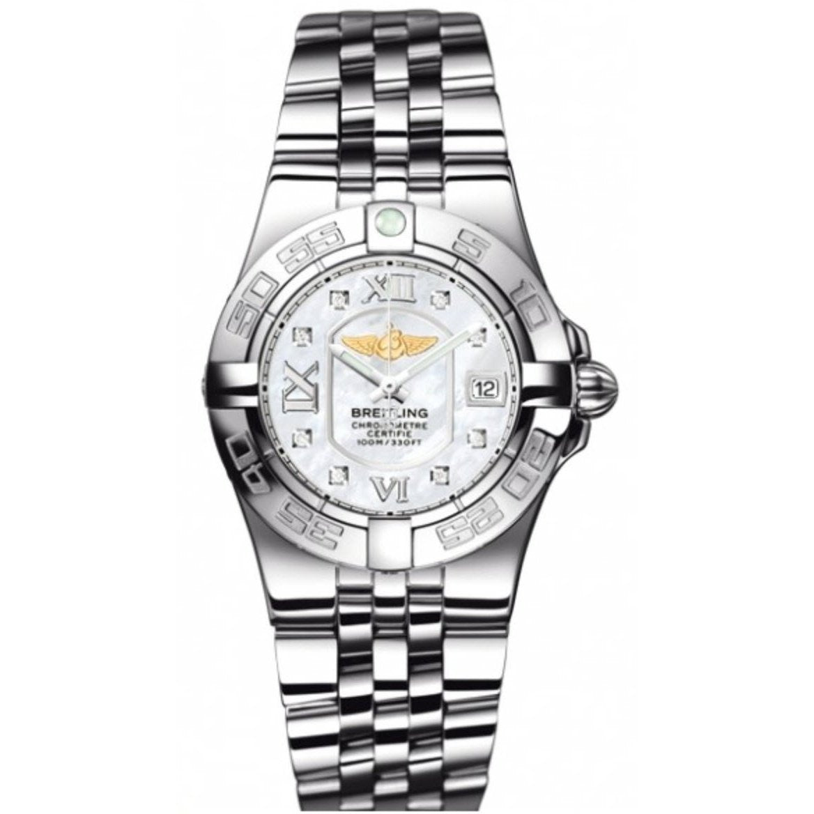 Breitling Women&#39;s A71340L2-A679-368A Galactic 30 Stainless Steel Watch