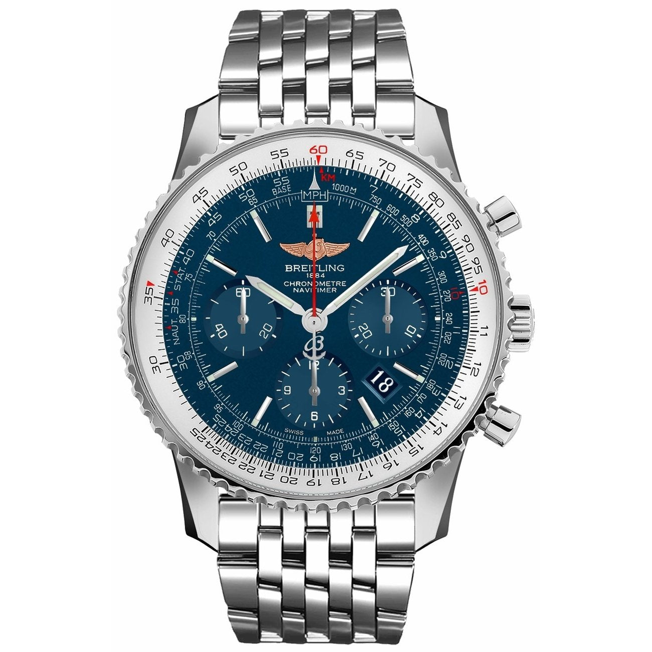 Breitling Men's AB012721-C889-443A Navitimer Chronograph Stainless