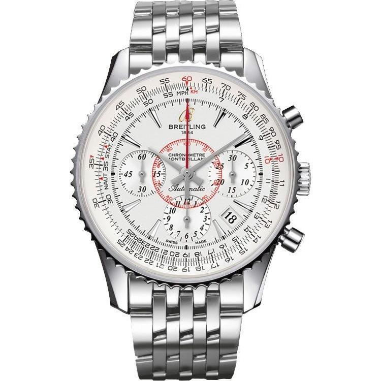 Breitling Men&#39;s AB013112-G709-448A Montbrillant 01 Chronograph Stainless Steel Watch