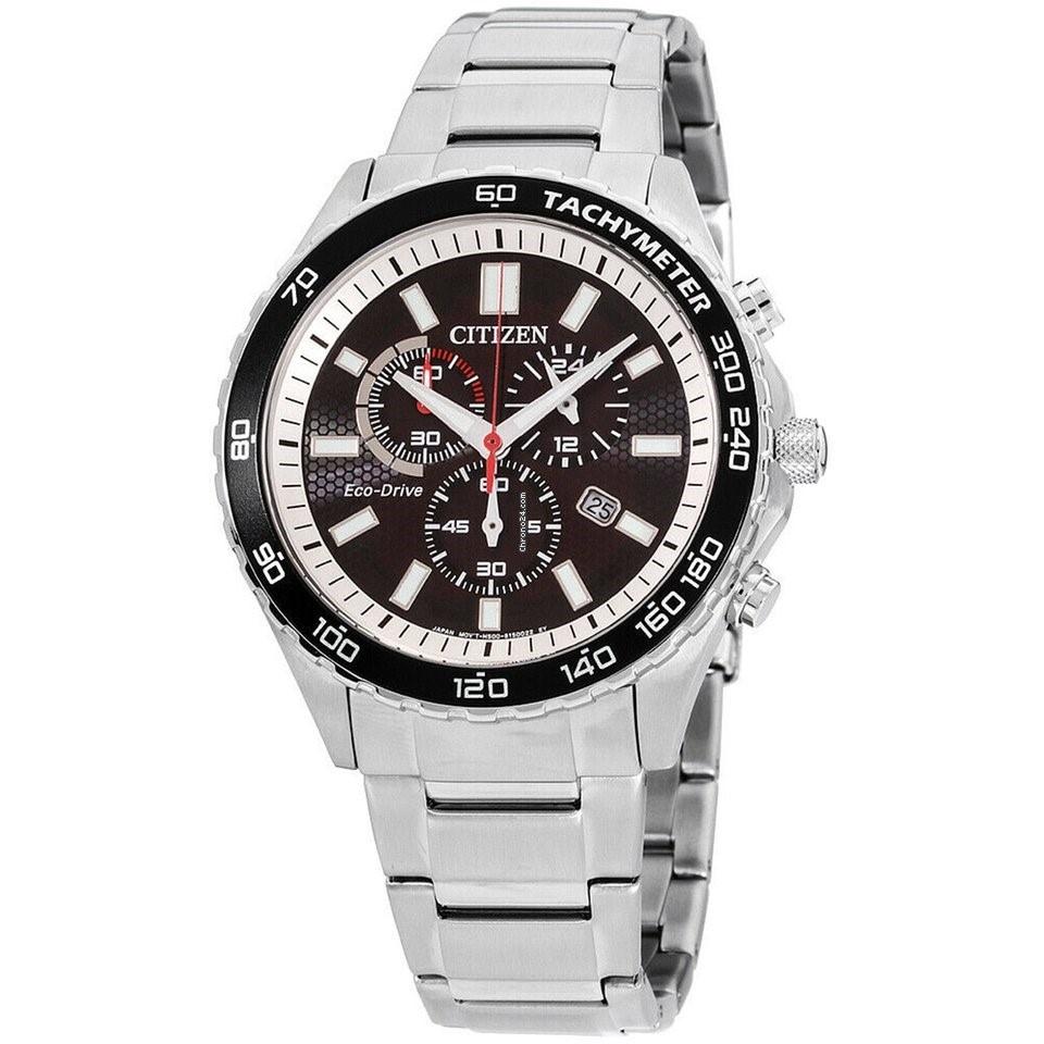 Citizen Men&#39;s AT2380-51E Eco-Drive Chronograph Stainless Steel Watch