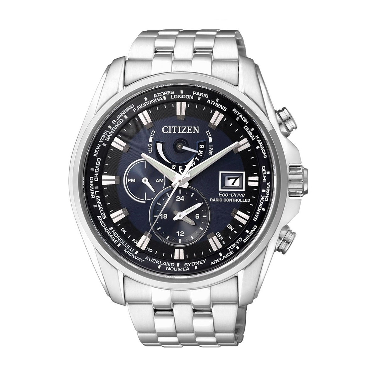 Citizen Men&#39;s AT9031-52L Eco-Drive Chronograph Stainless Steel Watch