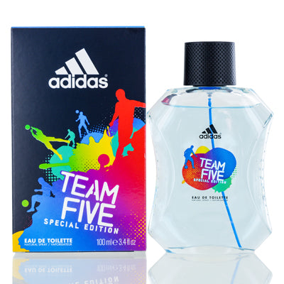 Adidas Team Five Coty Edt Spray Special Edition 3.4 Oz (100 Ml) For Men 551035