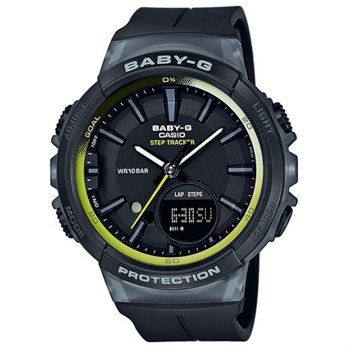 Casio Women&#39;s BGS100-1A Baby G Black Resin Watch