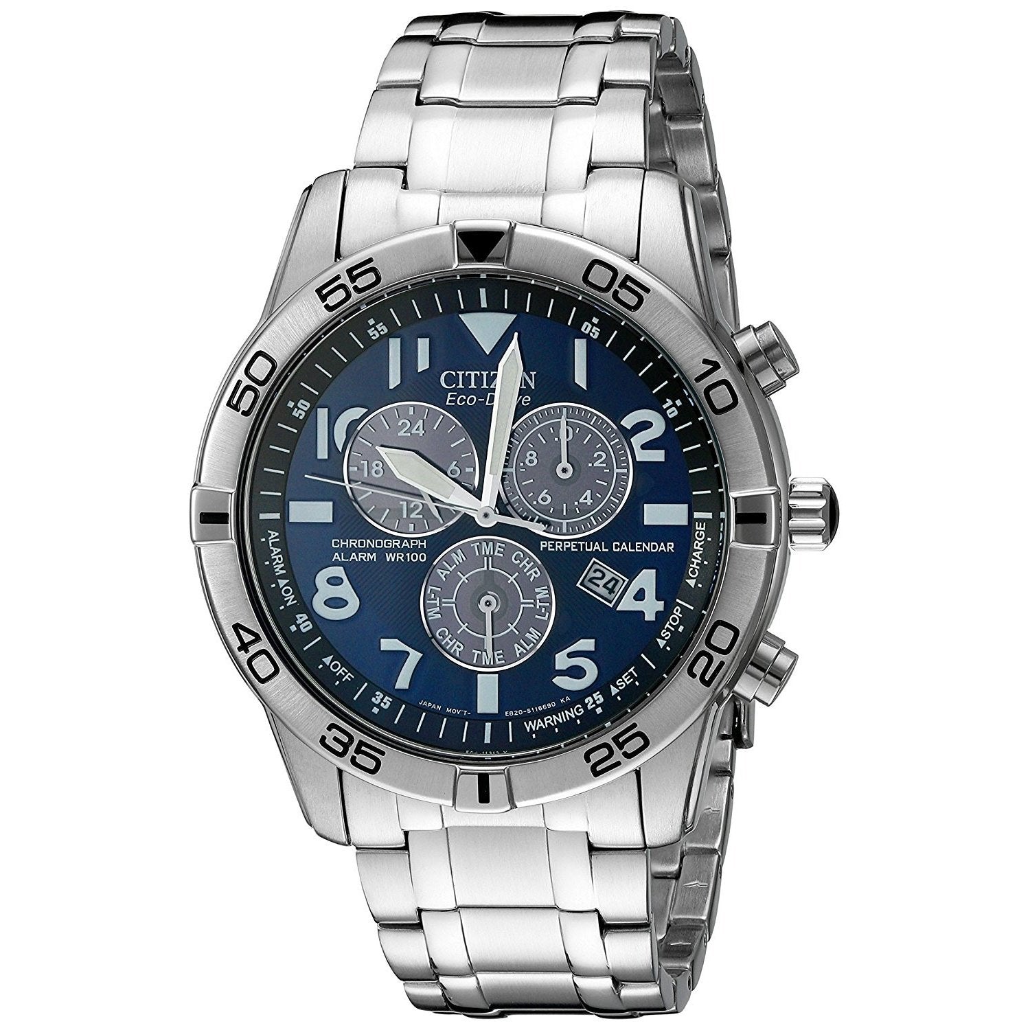 Citizen Men s BL5470 57L Eco Drive Chronograph Stainless Steel