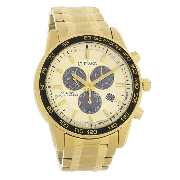 Citizen Men's BL5512-59P Brycen Chronograph Gold-Tone Stainless Steel ...