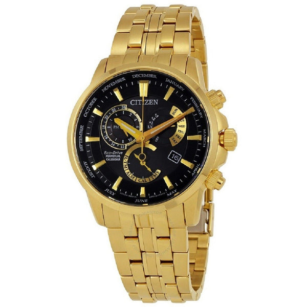 Citizen Men's BL8142-84E Eco-Drive Multi-Function Gold-Tone Stainless ...