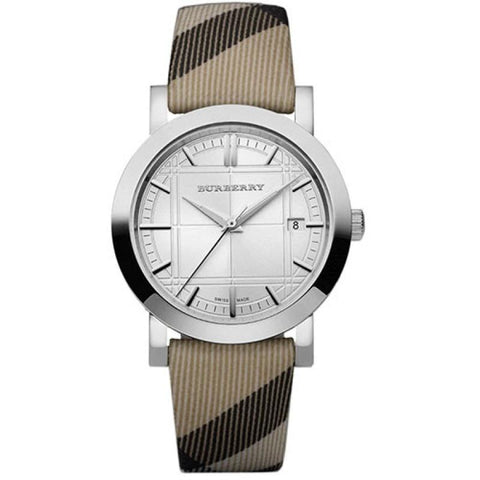 Burberry Women's BU1390 Swiss Nova Beige Leather Watch