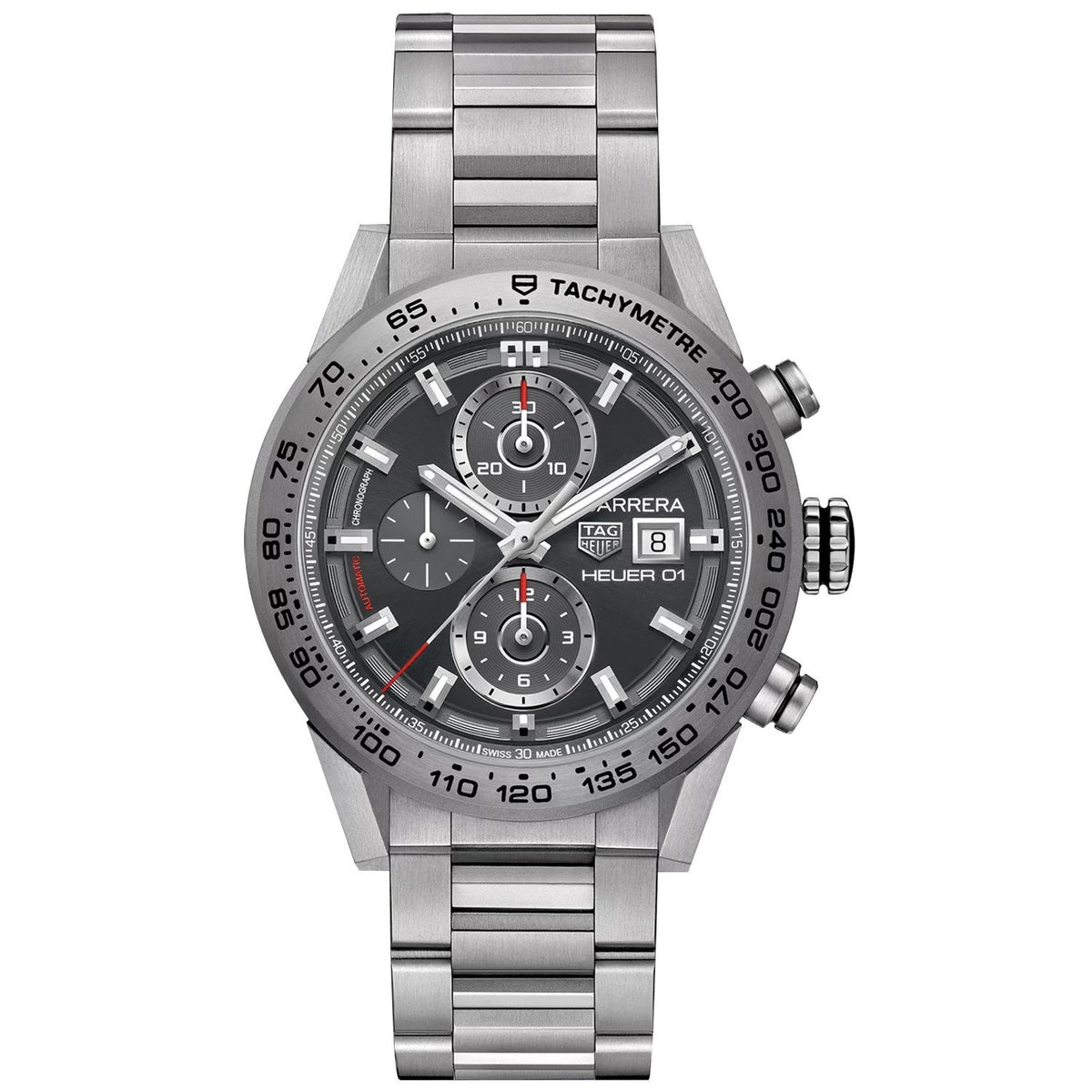 Tag Heuer Men&#39;s CAR208Z.BF0719 Carrera Chronograph Automatic Titanium Watch