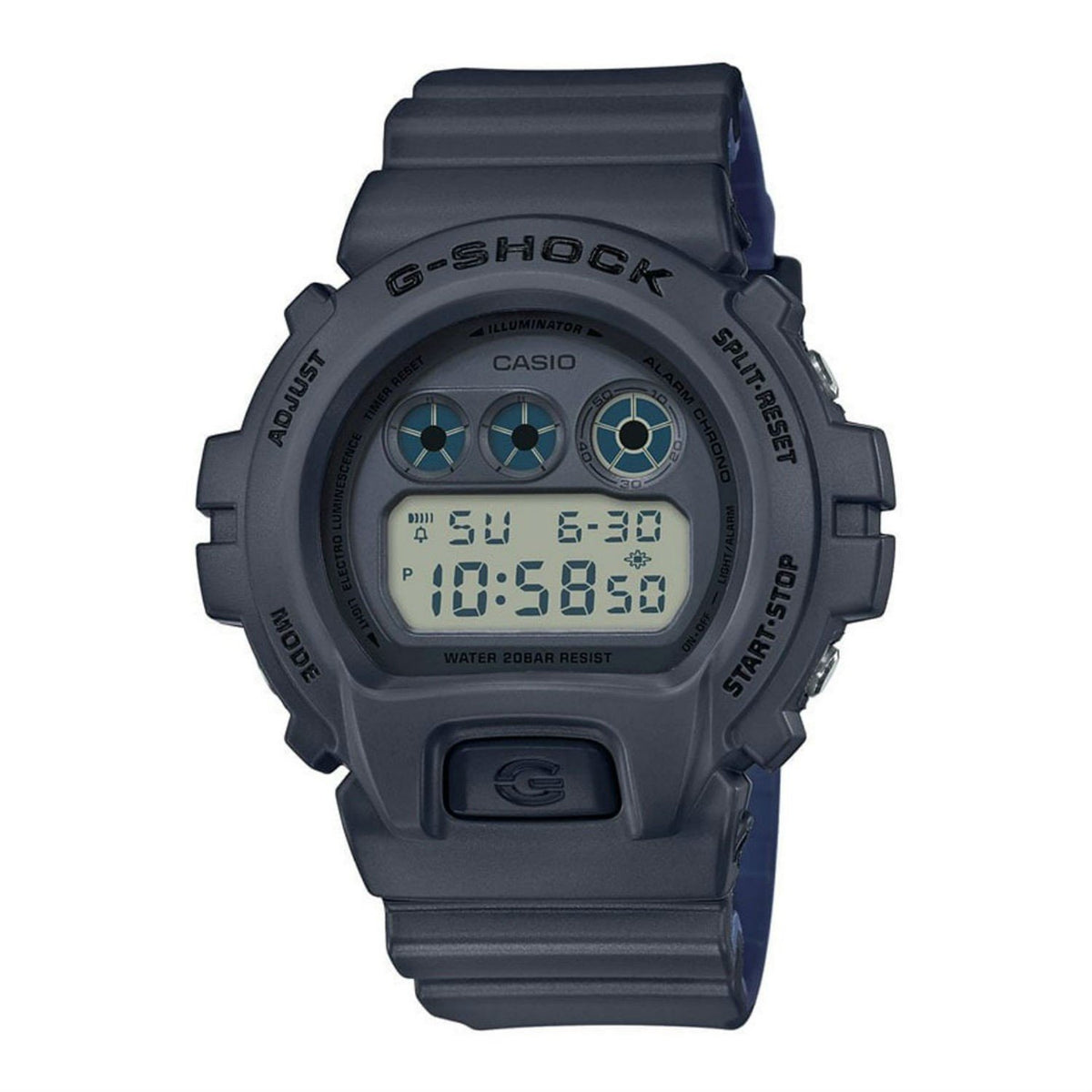 Casio Men&#39;s DW6900LU-8 G-Shock Grey Resin Watch