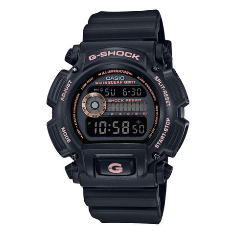 Casio Men's DW9052GBX-1A4 G-Shock Chronograph Black Resin Watch