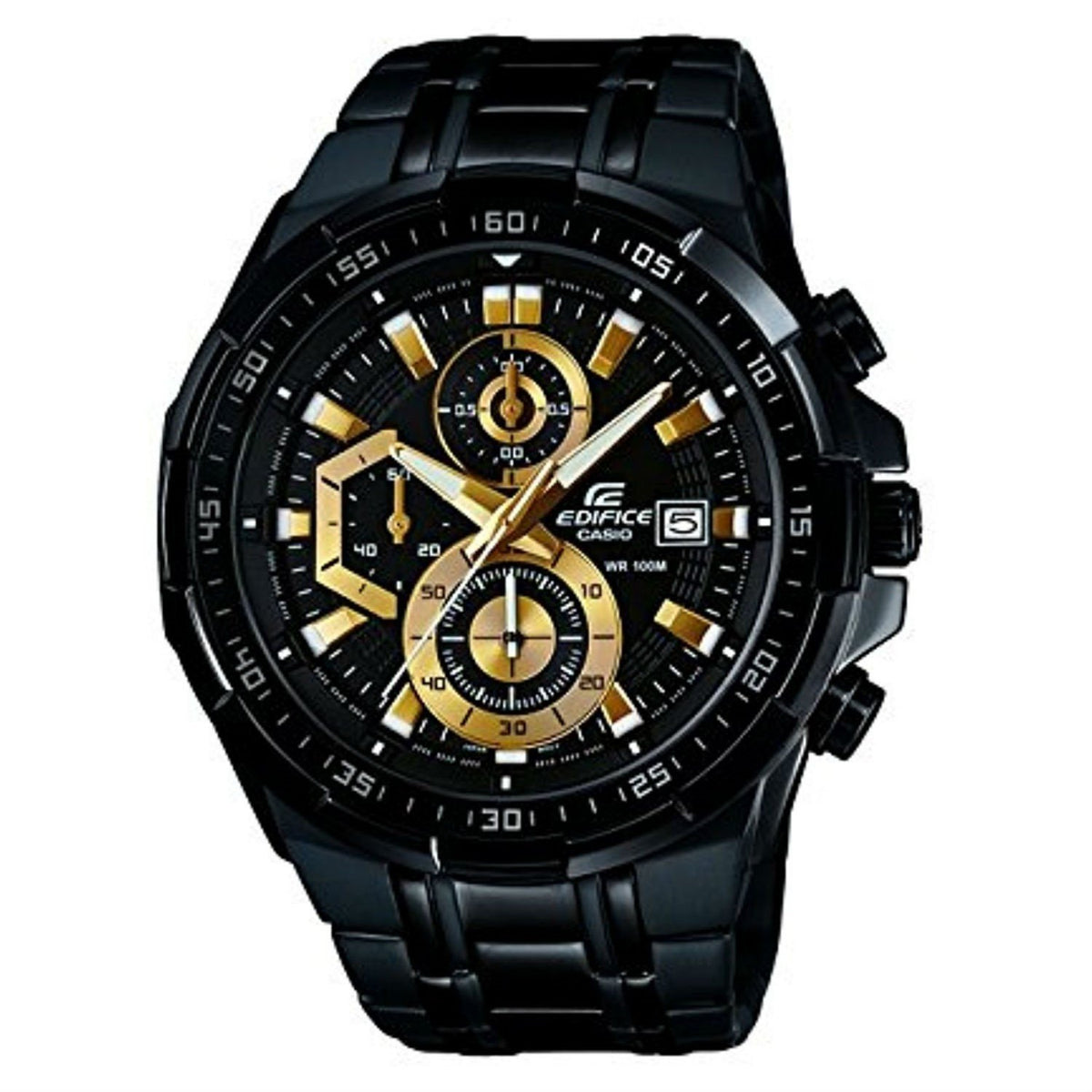 Casio Men&#39;s EFR539BK-1A Edifice Chronograph Black Stainless Steel Watch