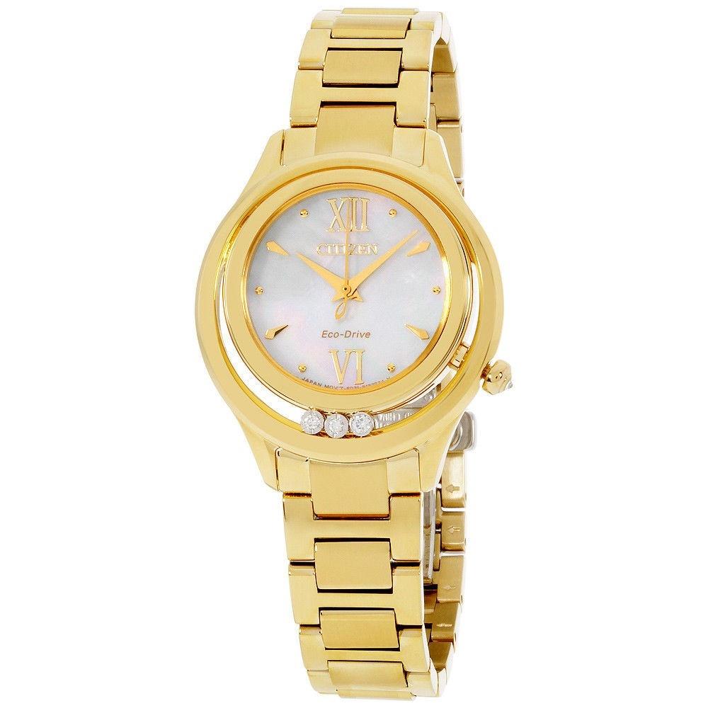 Citizen Women's EM0512-58D L Sunrise LS Gold-Tone Stainless Steel Watch