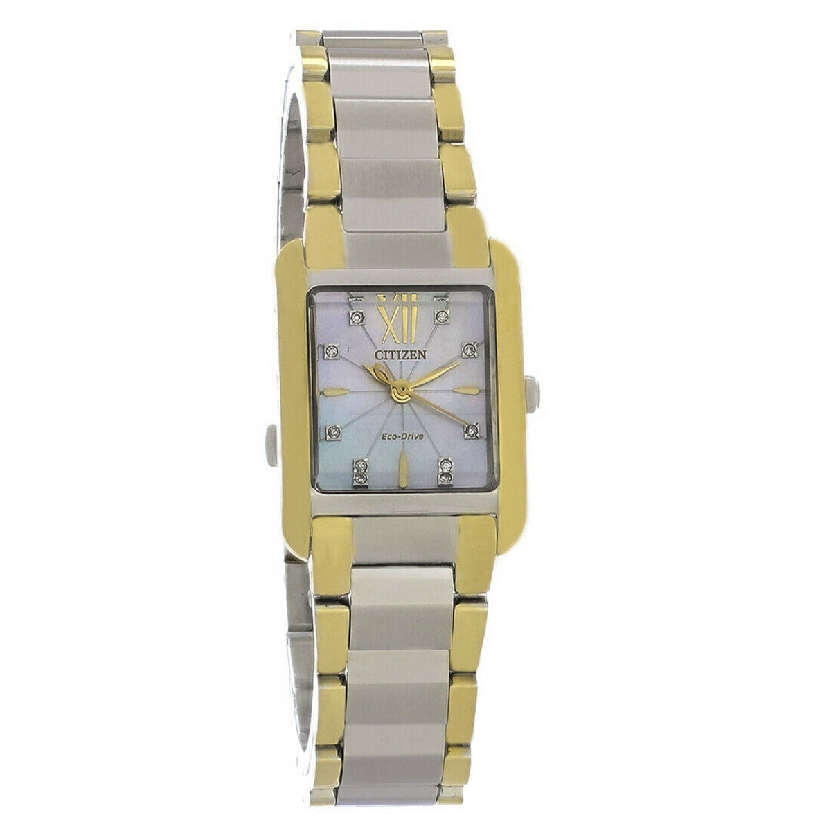 Citizen Women&#39;s EW5554-58D Bianca Crystal Two-Tone Stainless Steel Watch