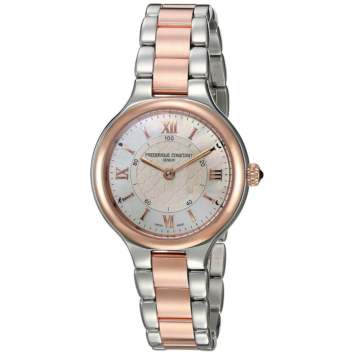 Frederique Constant Women&#39;s FC-281WH3ER2B Horological SmartWatch Two-Tone Stainless Steel Watch