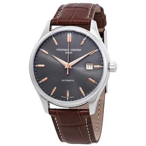 Frederique Constant Men's FC-303LGR5B6 Classics Brown Leather Watch