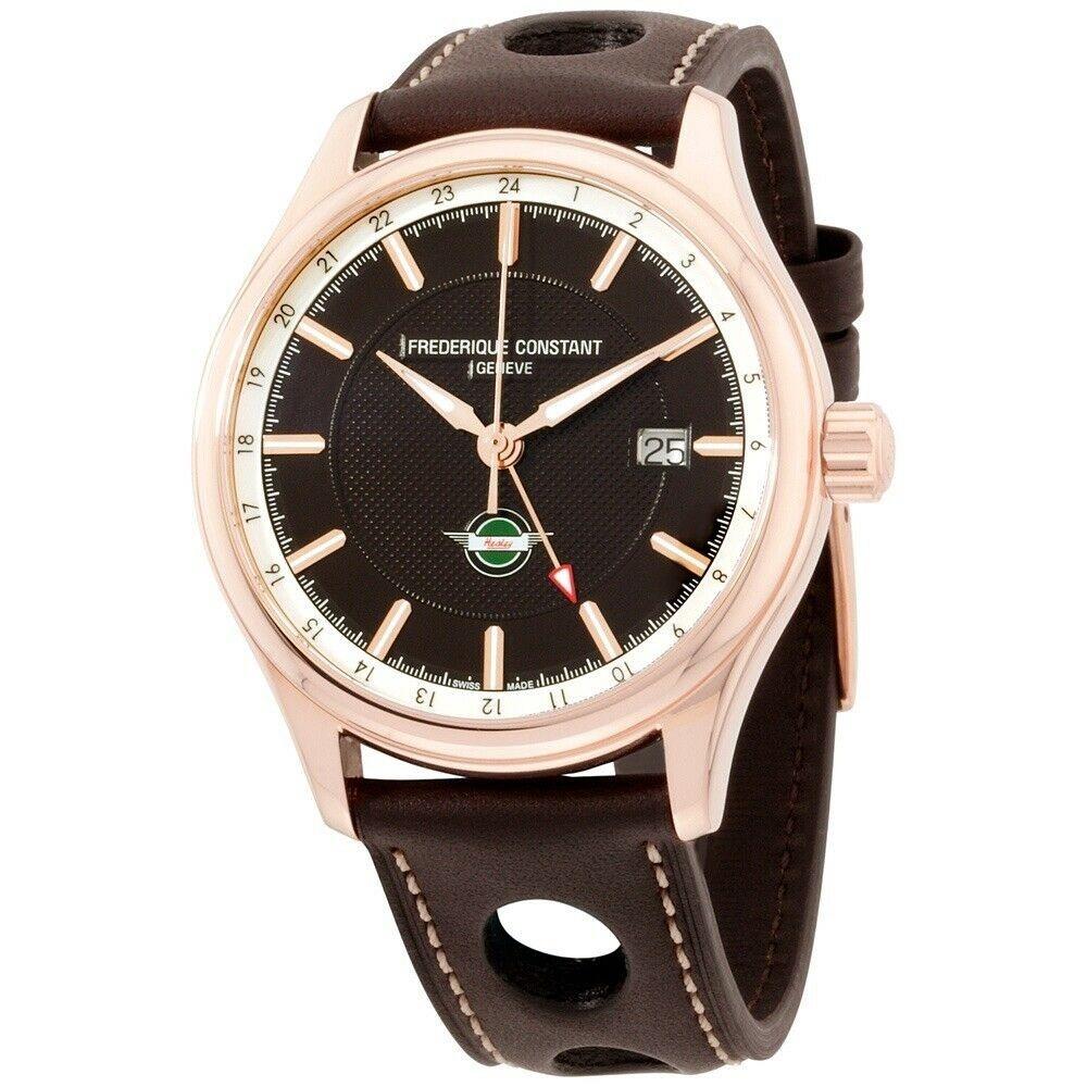 Frederique Constant Men&#39;s FC-350CH5B4 Healey Brown Leather Watch