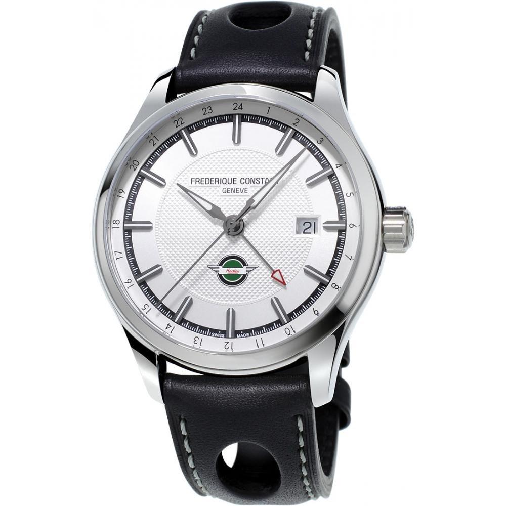 Frederique Constant Men&#39;s FC350HS5B6 Healey Black Leather Watch