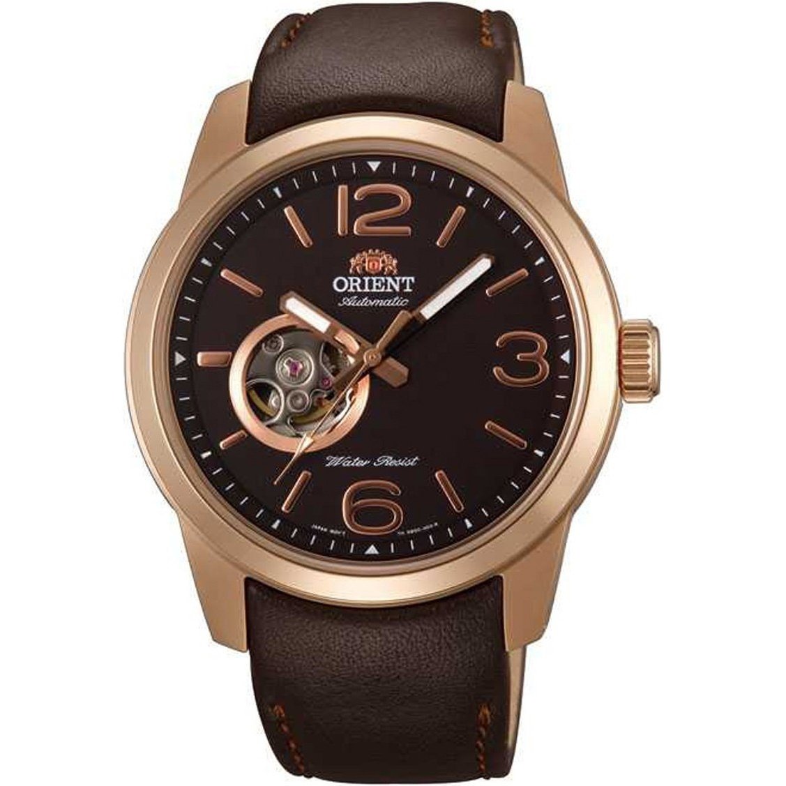 Orient Men&#39;s FDB0C002T0 Scout Automatic Brown Leather Watch