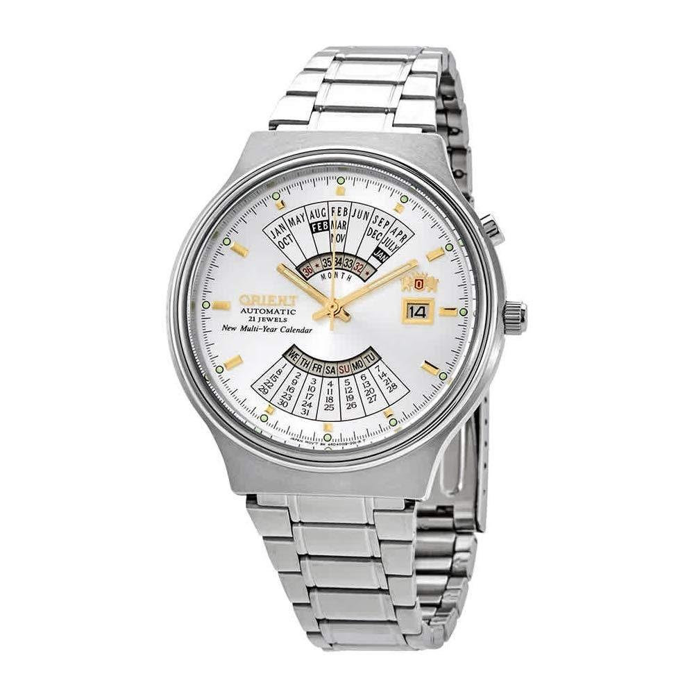 Orient Men&#39;s FEU00002WW Multi Year Calendar Stainless Steel Watch