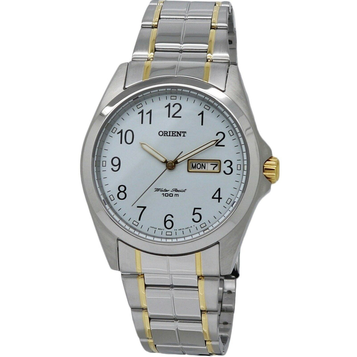 Orient Men&#39;s FUG1H004W6 Orient Quartz Two-Tone Stainless Steel Watch