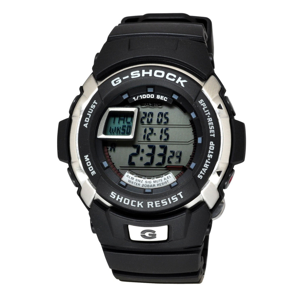 Casio Men&#39;s G7700-1 G-Shock Black Resin Watch