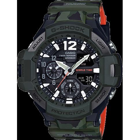 Casio Men&#39;s GA1100SC-3A G-Shock Camouflage Resin Watch