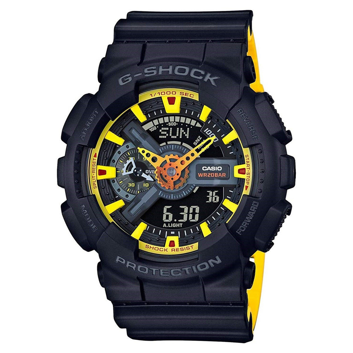 Casio Men&#39;s GA110BY-1A G-Shock Analog-Digital Black Resin Watch