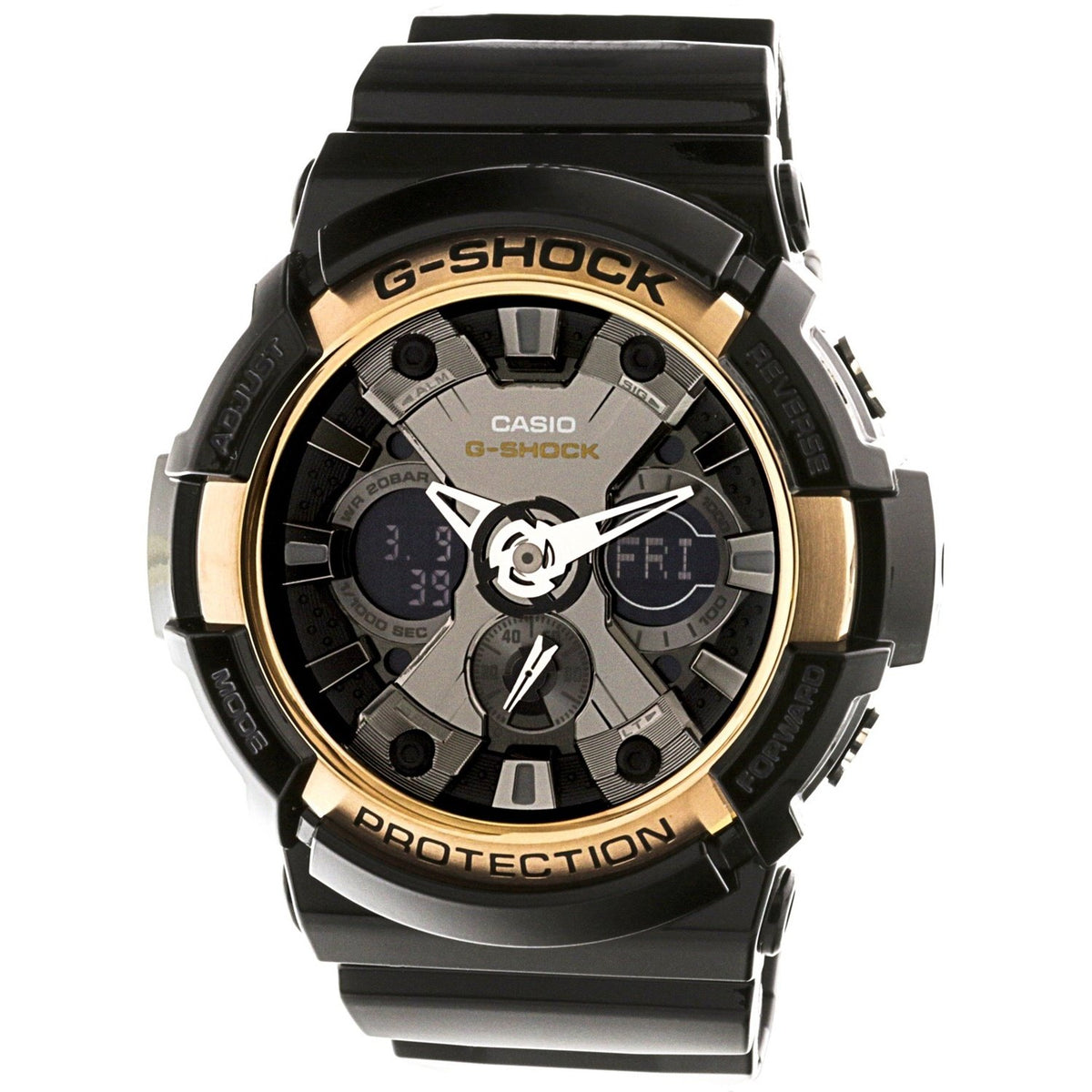 Casio Men&#39;s GA200RG-1A G-Shock Black Resin Watch