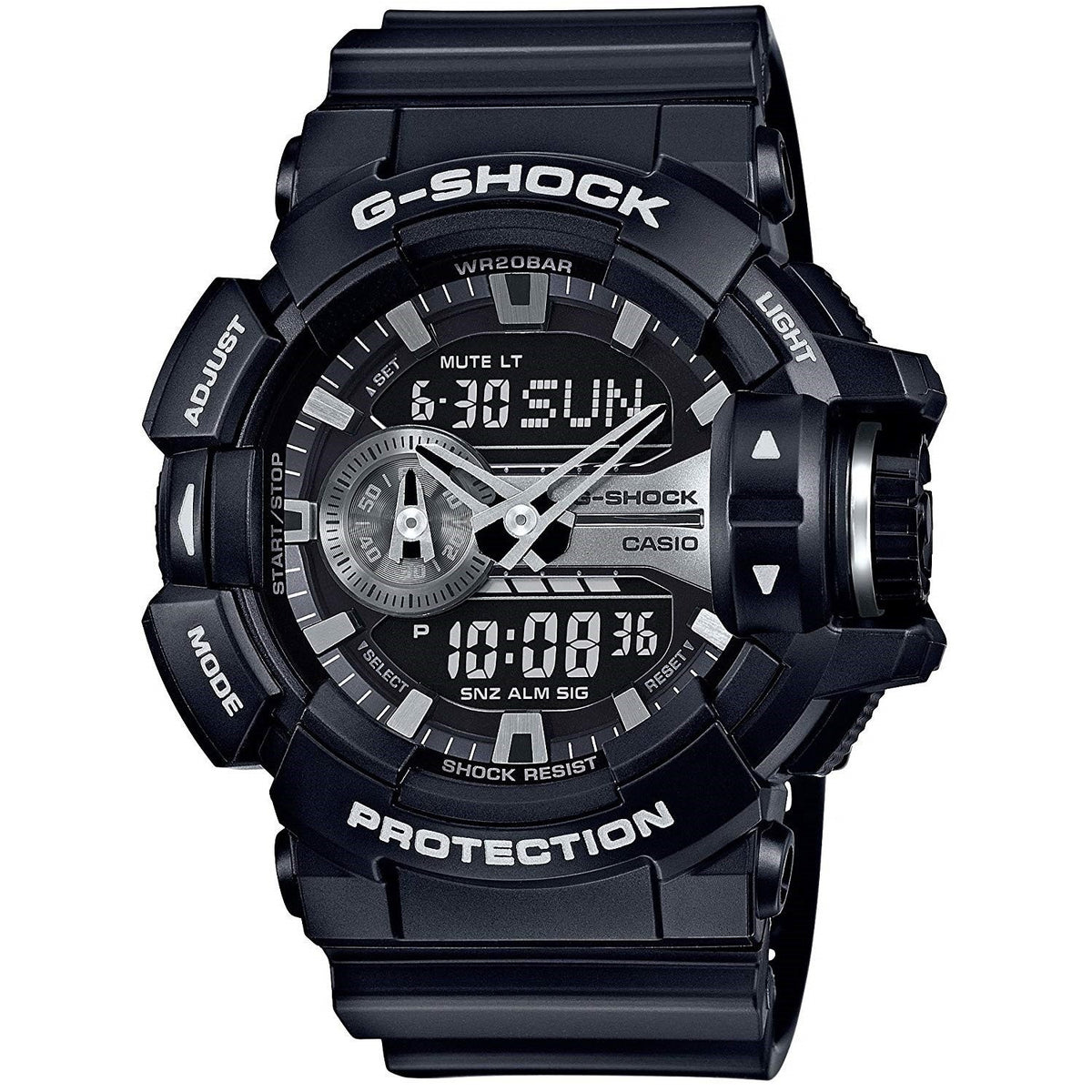 Casio Men&#39;s GA400GB-1A G-Shock Analog-Digital Black Resin Watch