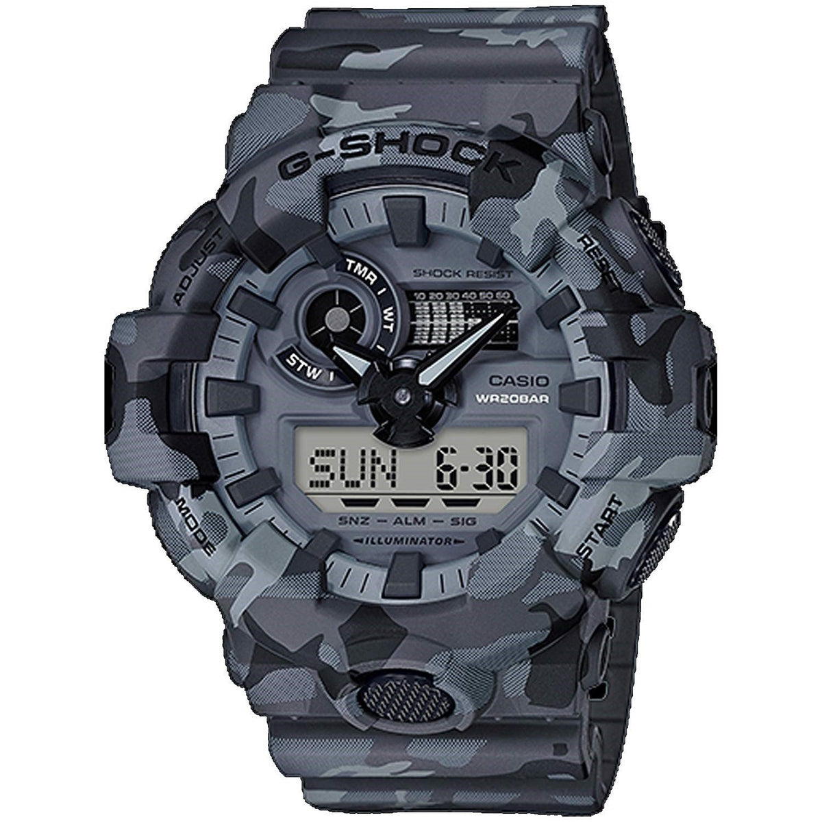 Casio Men&#39;s GA700CM-2A G-Shock Camouflage Resin Watch