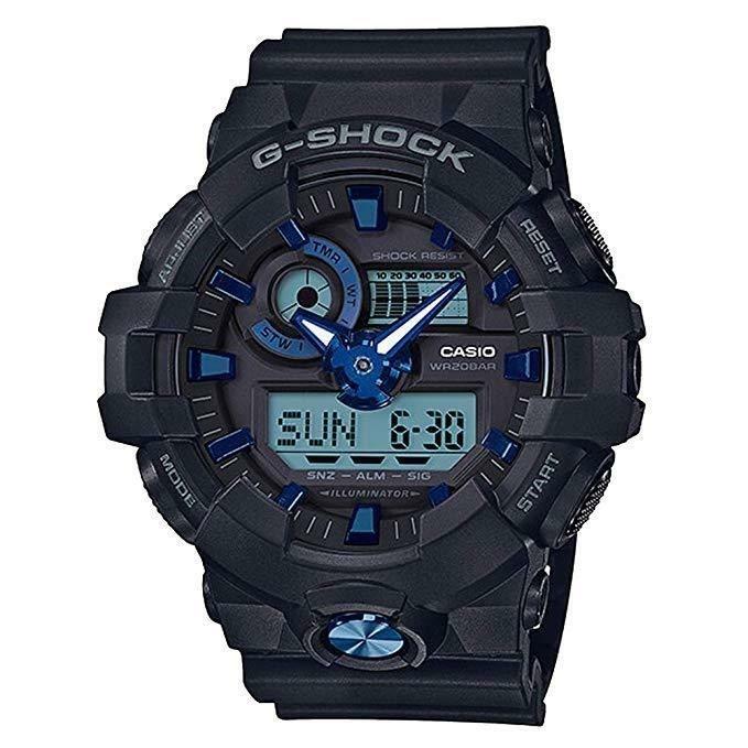 Casio Men&#39;s GA710B-1A2 G-Shock Black Resin Watch