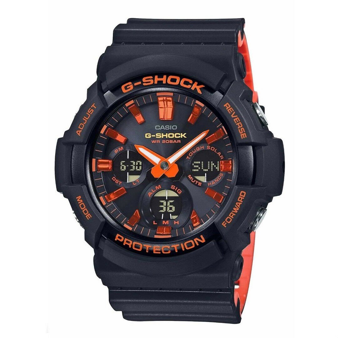 Casio Men&#39;s GAS100BR-1A G-Shock Black Resin Watch